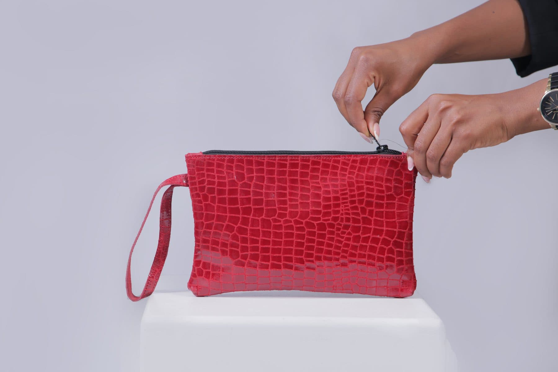 Adal Red Clutch